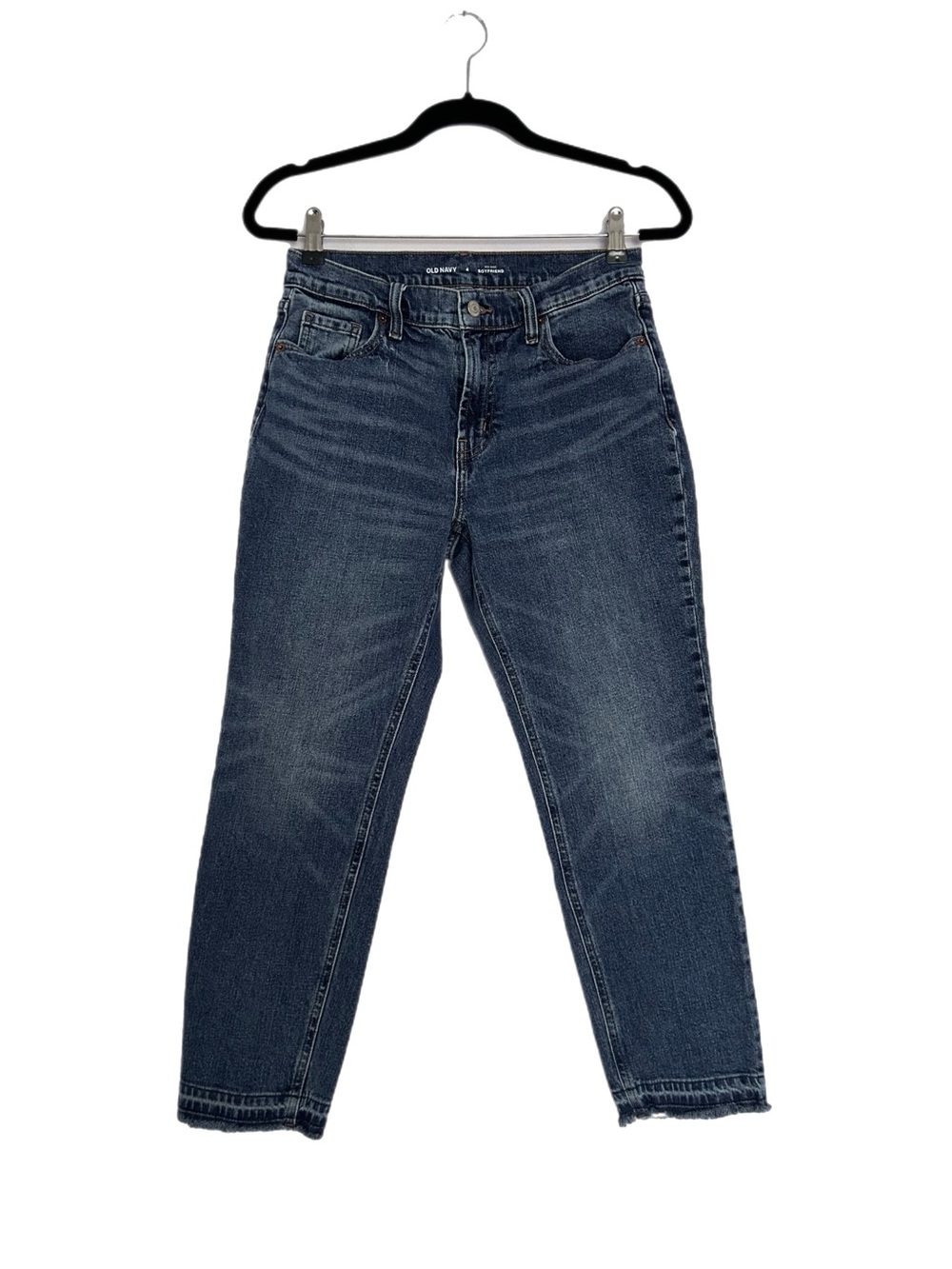 OLD NAVY Mid-Rise Boyfriend Blue Jeans